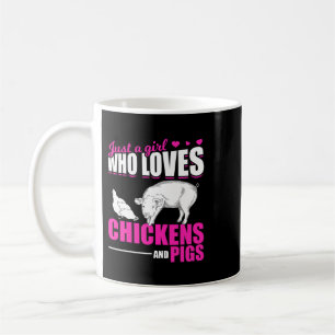 Farm Animal Lover Girls Farmer Women Farming Pig C Coffee Mug