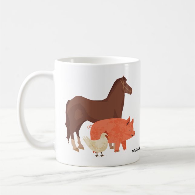 Farm Animal Mug (Left)