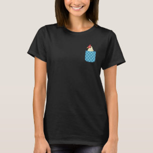 Farm Animal  Poultry Bird Farmer Cute Pocket Chick T-Shirt