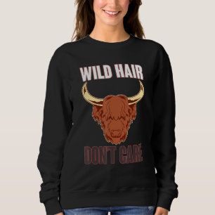 Farm Animal Scottish Farmer Highland Cow Sweatshirt