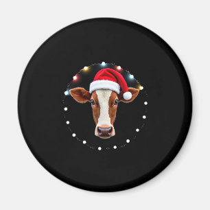 Farm Animal Xmas Pajamas Costume Farmer Christmas Magnet