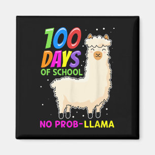 Farm Animals - 100 Days Of School No Prob-llama Magnet
