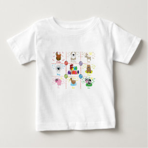 Farm Animals Baby T-Shirt