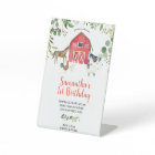 Farm Animals Barnyard Birthday Invitation