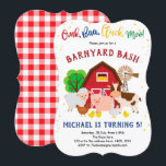 Farm, Animals, Barnyard, Petting Zoo, Birthday Invitation<br><div class="desc">Farm,  Animals,  Barnyard,  Petting Zoo,  Birthday Invitation</div>