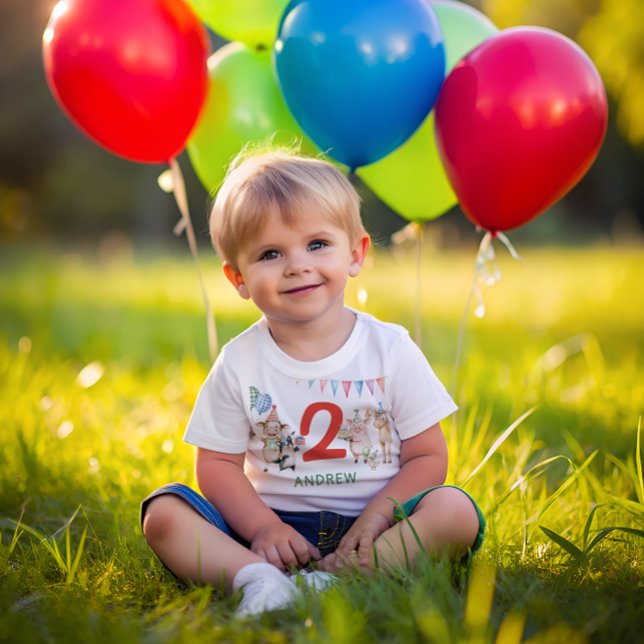 Farm Animals Birthday Barnyard Baby T-Shirt (Creator Uploaded)