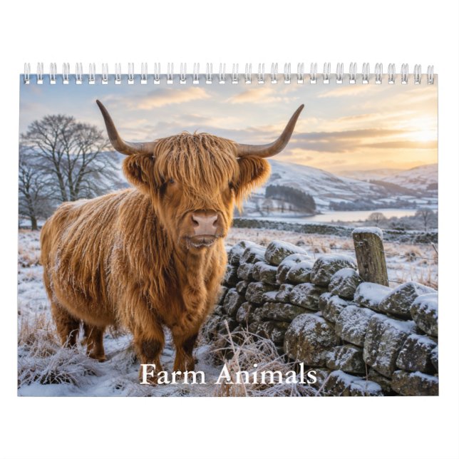 Farm Animals Calendar  (Cover)