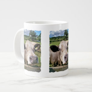 FARM ANIMALS,CUTE COW LARGE COFFEE MUG