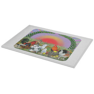 Farm Animals Cutting Board