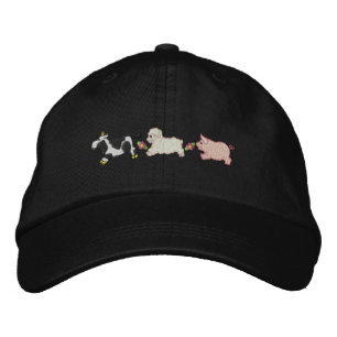 Farm Animals Embroidered Hat