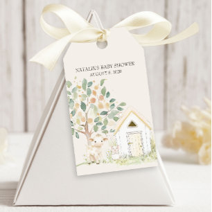 Farm Animals Meadow Friends Baby Shower Gift Tags
