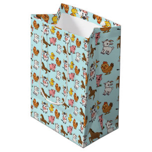 Farm Animals Medium Gift Bag