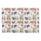 Farm animals pattern watercolor