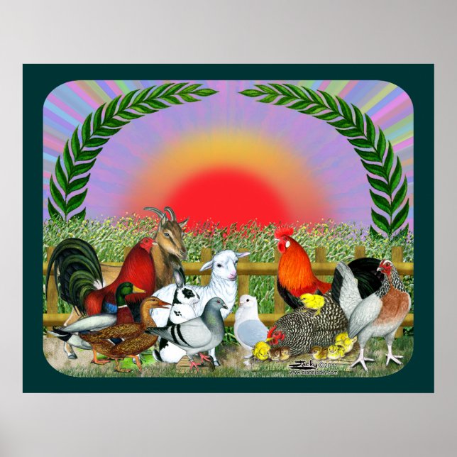 Farm Animals Poster (Front)