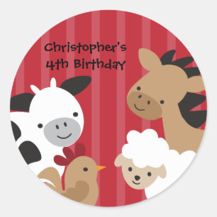 Farm Animals Stickers