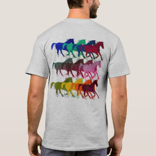 farm animals stylish horses T-Shirt