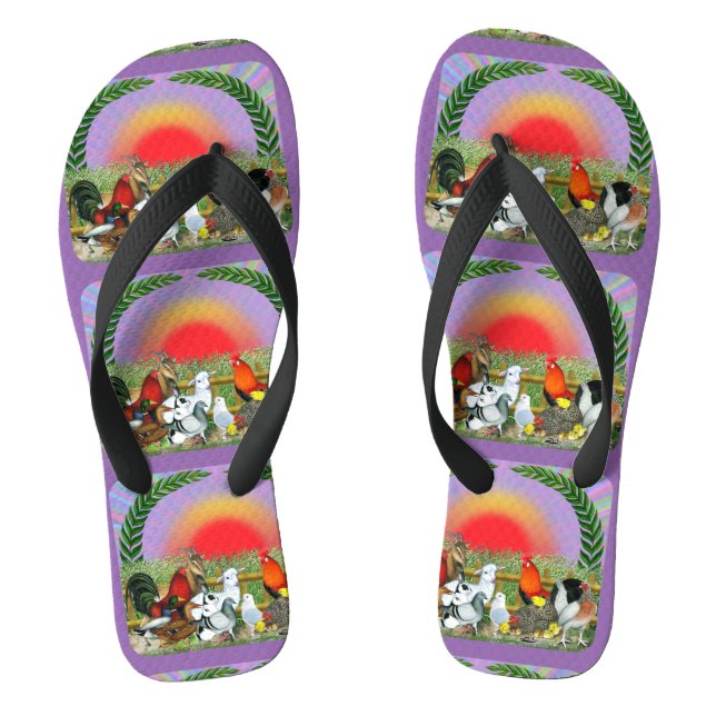 Farm Animals Thongs (Footbed)