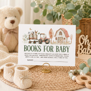 Farm Animals Tractor Barn Books Baby Enclosure Card