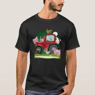 farm animals with red tractor T-Shirt