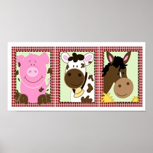FARM BABIES ART PRINTS SET OF 3 (Front)