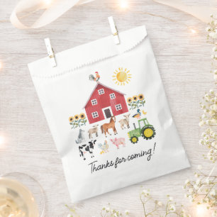 Farm Barnyard Animals Birthday Favour Bag