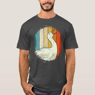 Farm Bird Goose Lover Farmer Animal Retro Goose T-Shirt