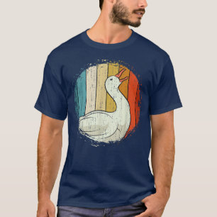 Farm Bird Goose Lover Farmer Animal Retro Goose T-Shirt