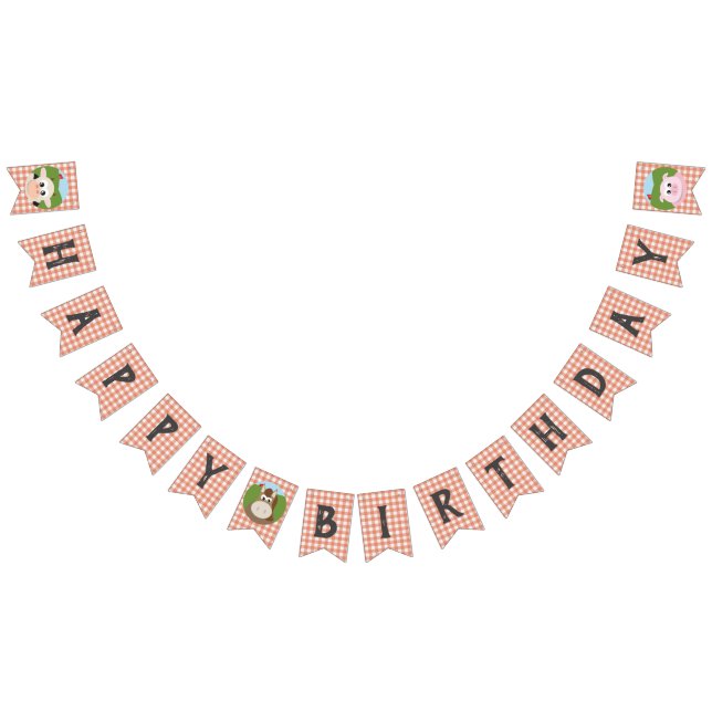 Farm Birthday Bunting (All)