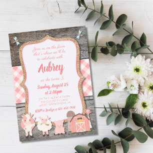 Farm Birthday Invitation