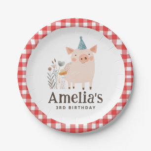 Farm Birthday Party Paper Plates