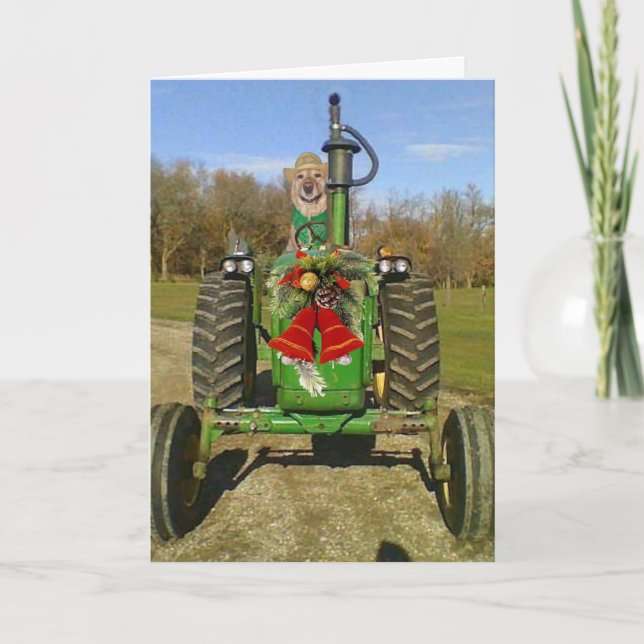 Farm Blessing Christmas Holiday Card (Front)