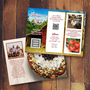 Farm Business Brochure QR code Photos About
