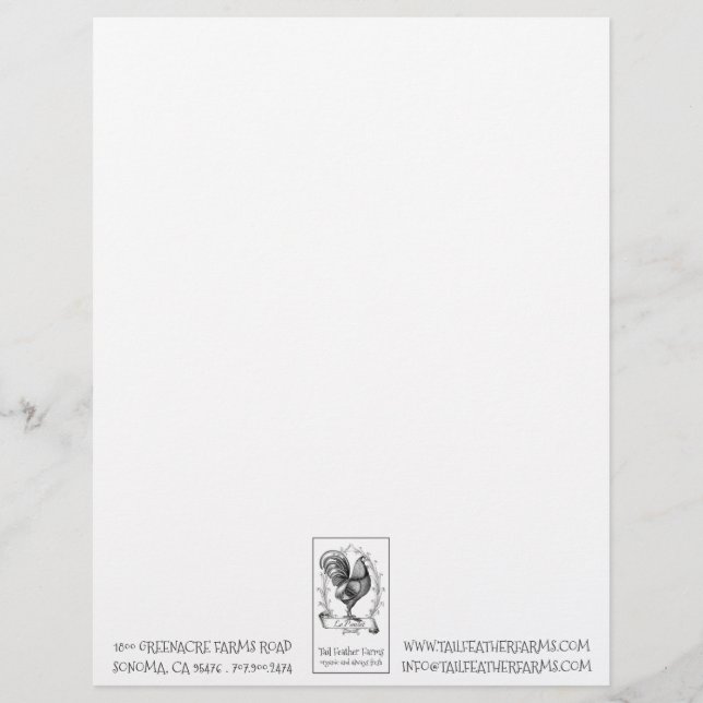 Farm Business Letterhead (Front)
