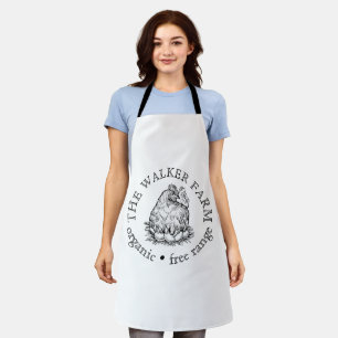 Farm Business Logo Promotional Branding Apron