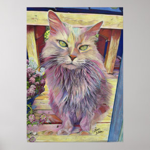 Farm Cat  Poster