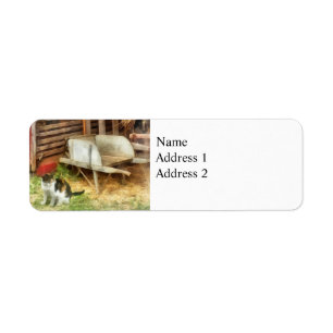 Farm Cat Return Address Label