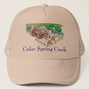 farm, Cedar Spring Creek Trucker Hat