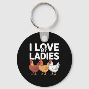 Farm Chicken Keeper Hen Farmer Poultry _2 Key Ring