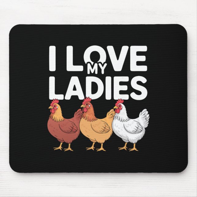 Farm Chicken Keeper Hen Farmer Poultry _2  Mouse Pad (Front)