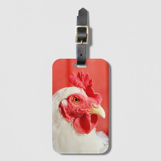 Farm Chicken  Luggage Tag (Front Vertical)