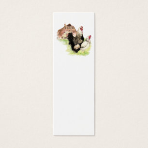 Farm & Chicken Scene Book Mark