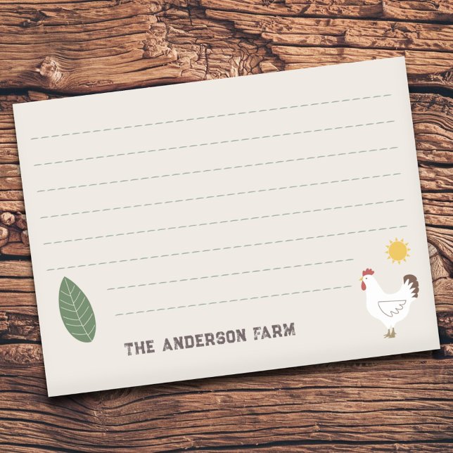 Farm - Chicken, Sun and Leaf  Post-it Notes (Farm - Chicken, Sun and Leaf Post-it Notes)