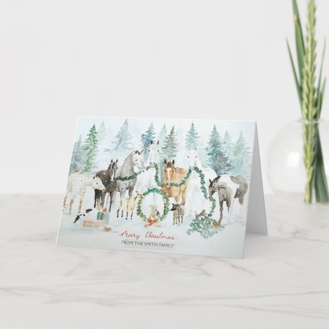 Farm Christmas Card (Front)