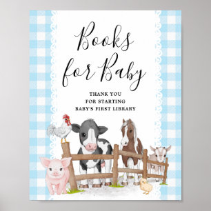Farm Country Baby Shower Books For Baby Sign