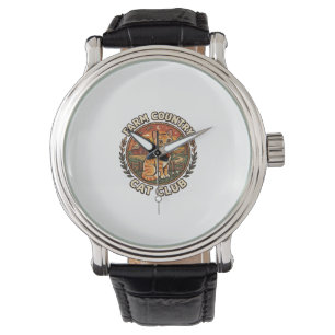 Farm Country Cat Cat Lover Gift - Farm Country Cat Watch