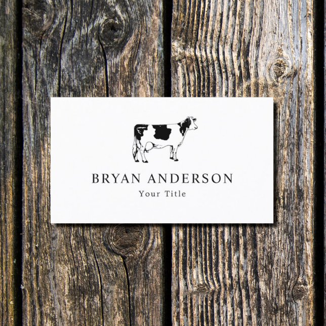 Farm - Cow Business Card (Creator Uploaded)