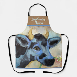 Farm Cow Personalised Apron