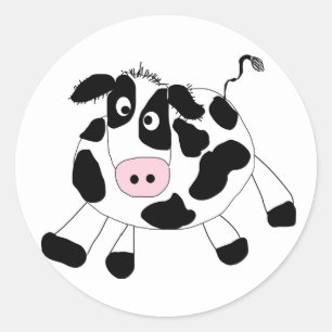 Farm Cow Tshirts and Gifts Classic Round Sticker