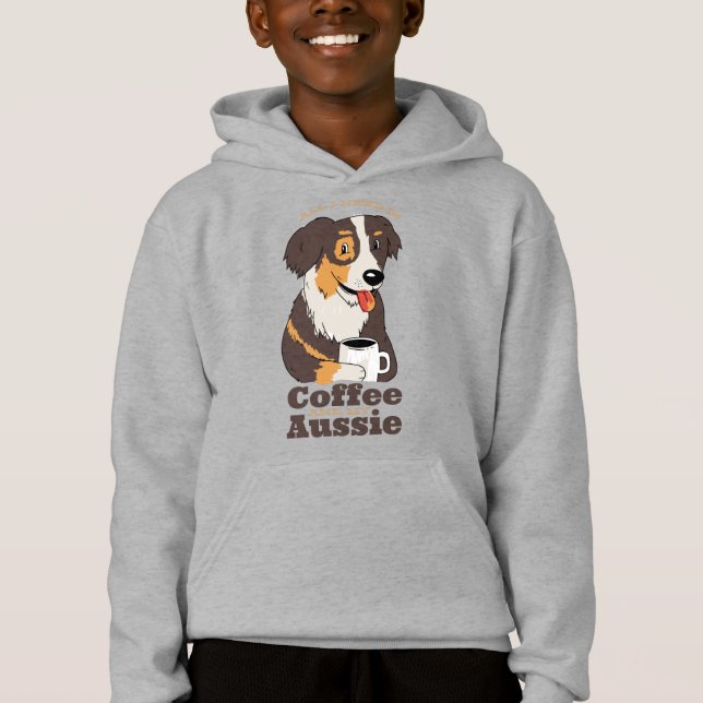 Farm Dog Aussie Shepherd Caffeine Lover Design (Front)