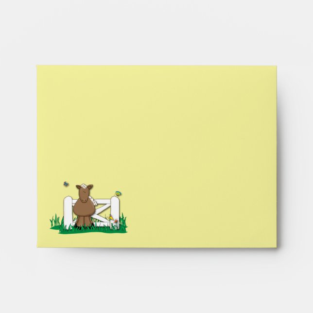 Farm Envelope for 4.25x5.5 Thank You Card (Front)